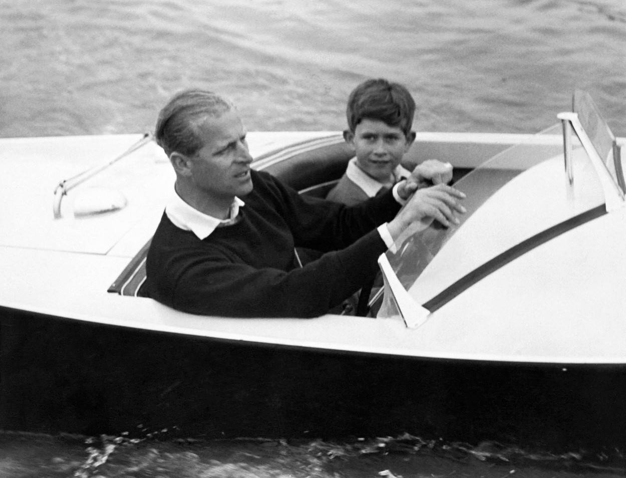 Princ Philip i njegov sin Charles