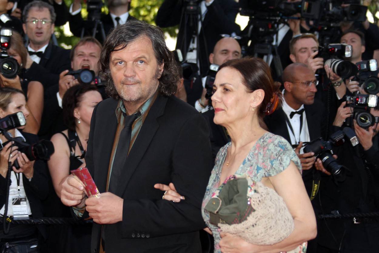 Emir Kusturica u Cannesu sa suprugom