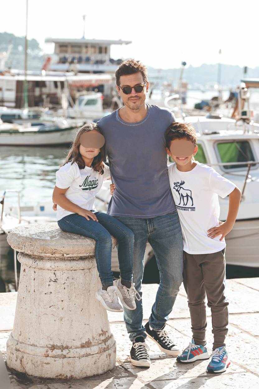 Mladen Duduković s kćeri Brunom i sinom Jakovom često ide na izlete