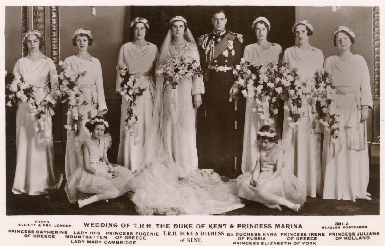 Princeza Marina od Grčke i Danske i princ George su se vjenčali 1934. godine