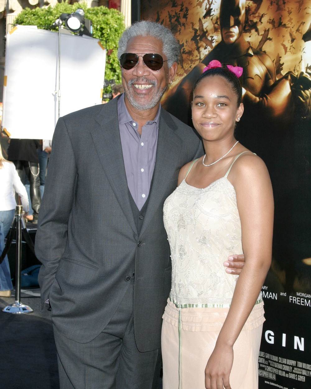 Morgan Freeman i unuka