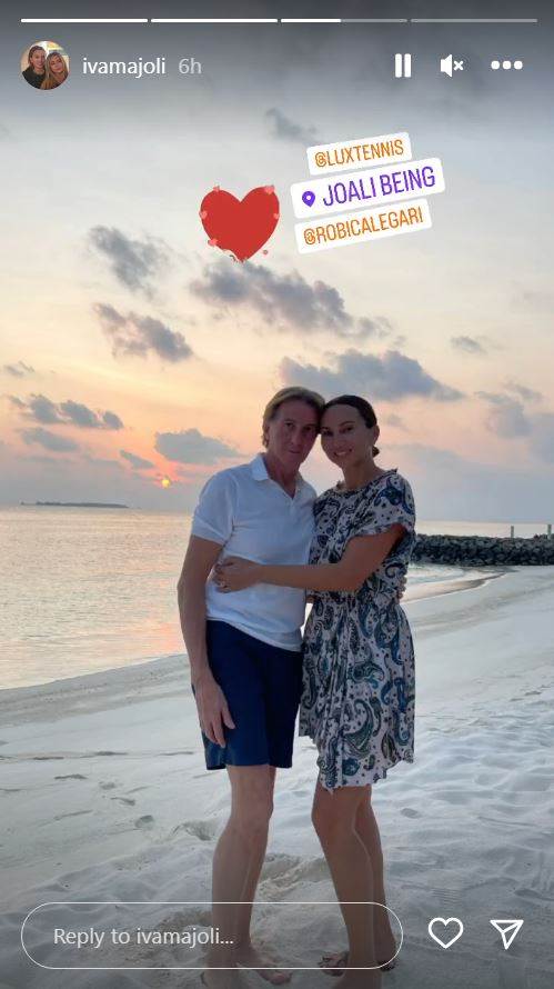 Iva Majoli uživa na Maldivima sa suprugom