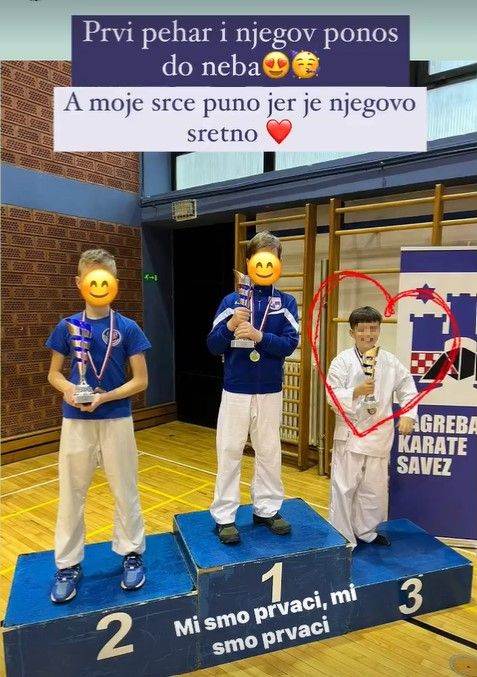 Sin Marijane Mikulić osvojio treće mjestu u karateu