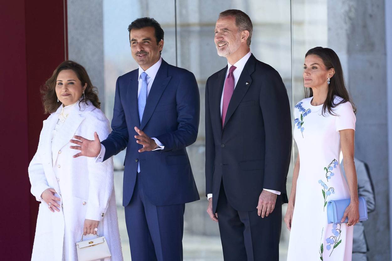 Katarski emir sa suprugom u posjetu španjolskoj kraljevskoj obitelji