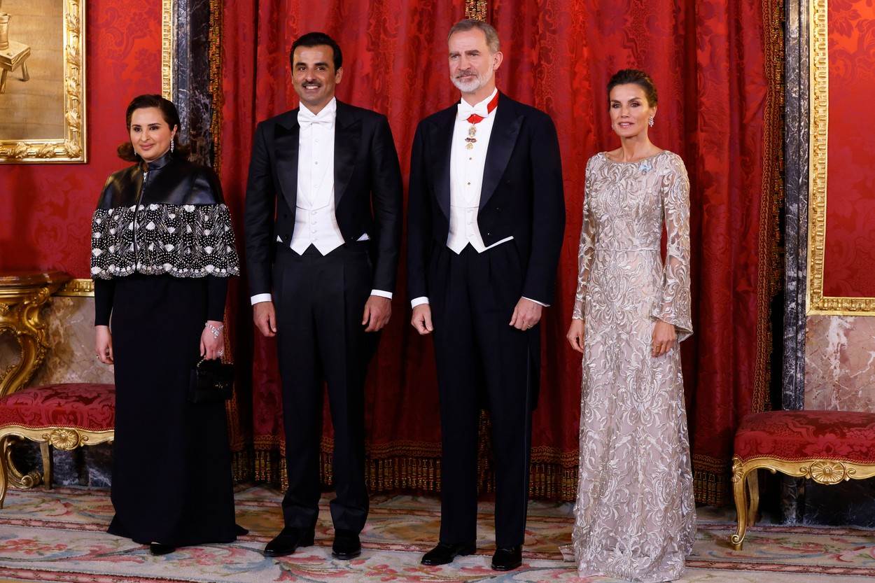 Katarski emir sa suprugom u posjetu španjolskoj kraljevskoj obitelji