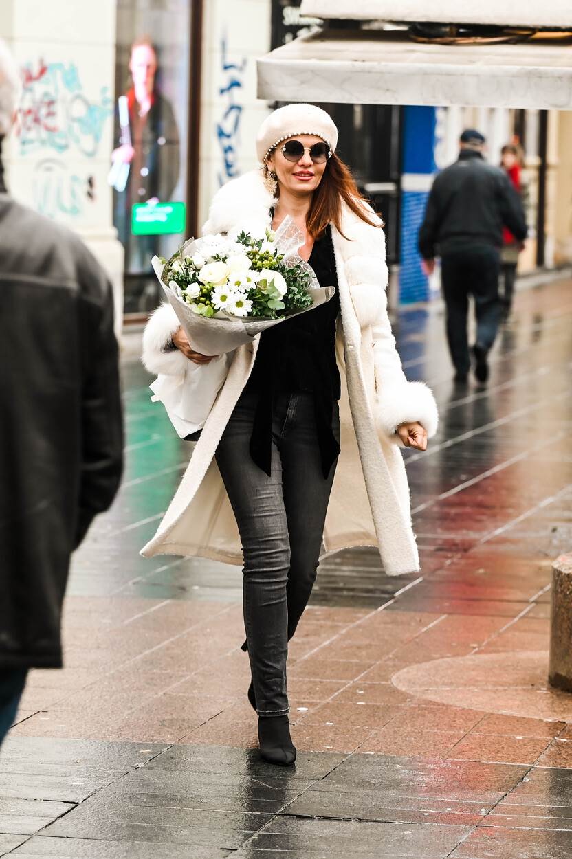 Ivančica Pahor nosi beretku na špici