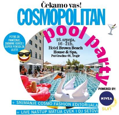 Cosmopolitan pool party powered by Nivea Sun najbolja je zabava na Jadranu!