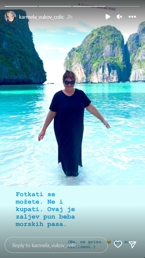 Karmela Vukov-Colić je otputovala na Tajland