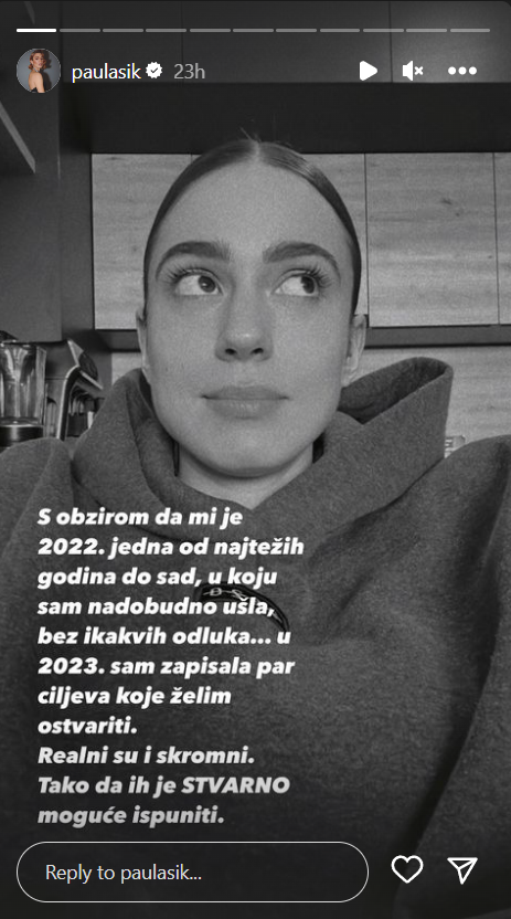 Paula Sikirić otkrila koje su joj odluke za 2023. godinu