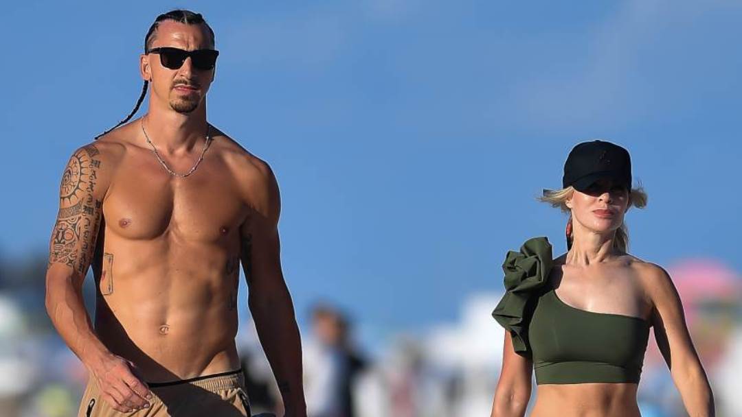Zlatan Ibrahimović i Helena Seger na plaži