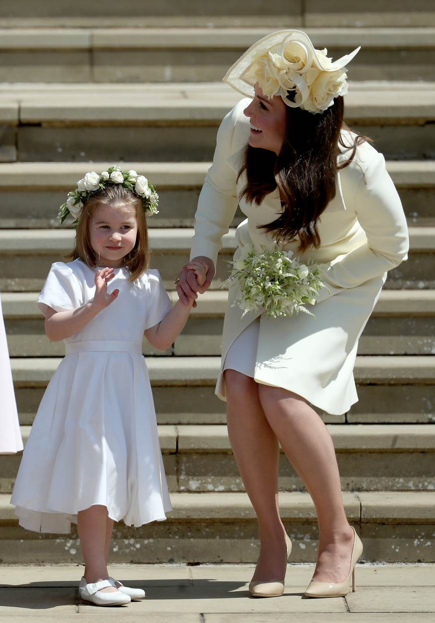 Kate Middleton s kćeri Charlotte na vjenčanju Meghan Markle