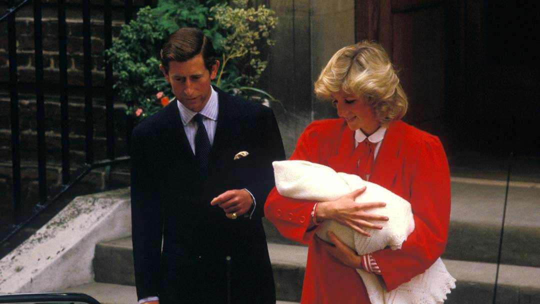 Princeza Diana i kralj Charles s Harryjem