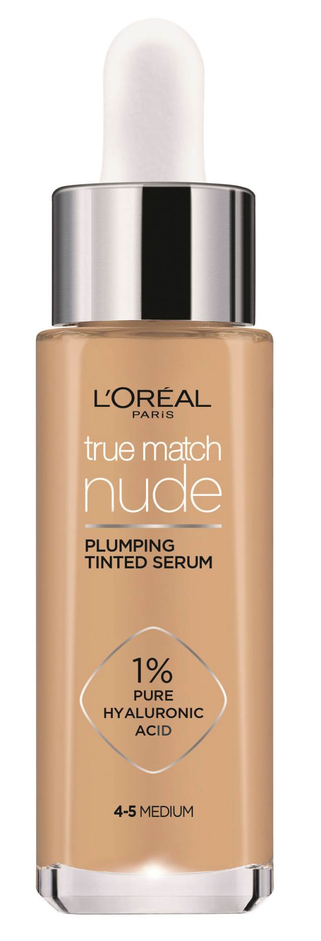 L’Oréal Paris True Match Nude Plumping Tinted Serum, tonirani serum s hijaluronskom kiselinom, 16,50 € / 124,31 kn, dm