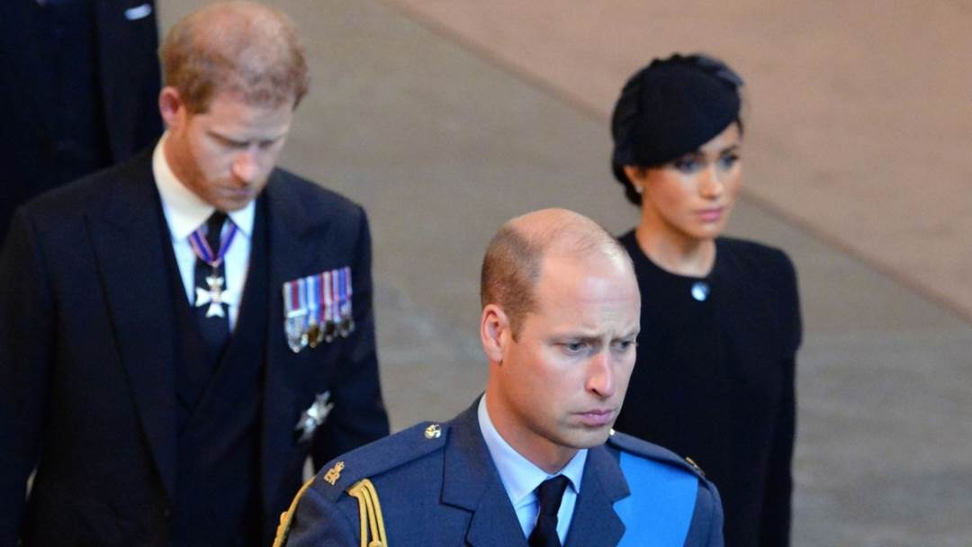 Princ William, princ Harry i Meghan Markle