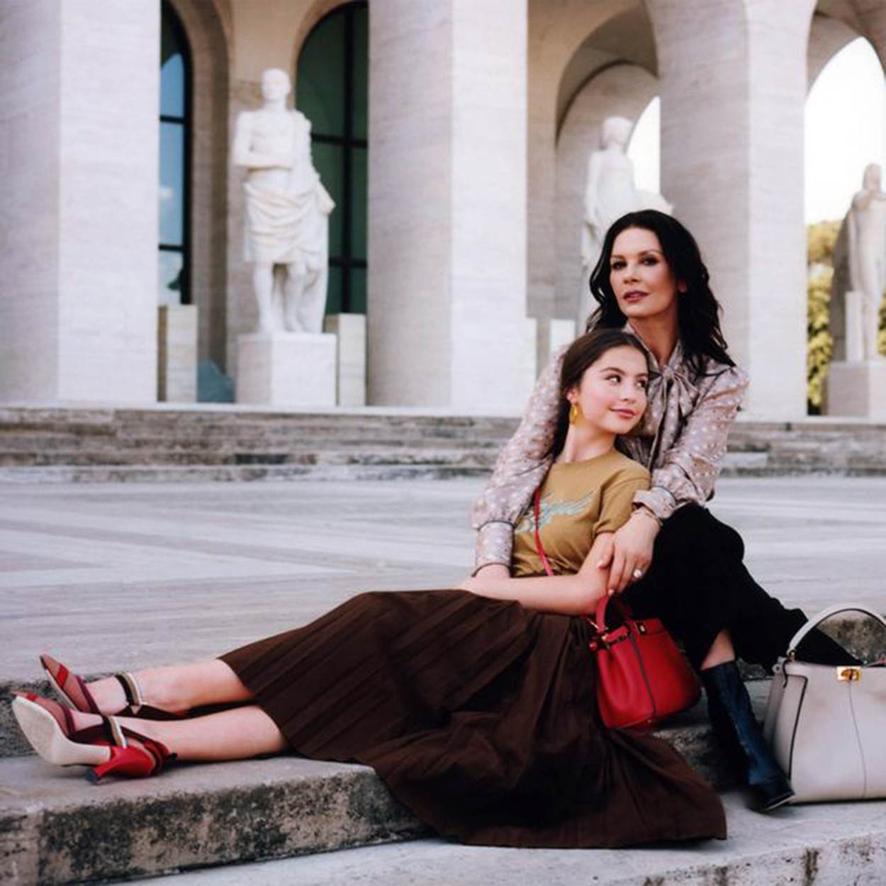 Catherine Zeta-Jones s kćeri
