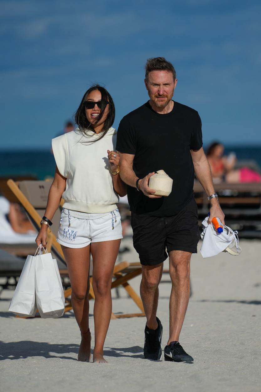 David Guetta i Jessica Ledon zajedno na plaži u Miamiju