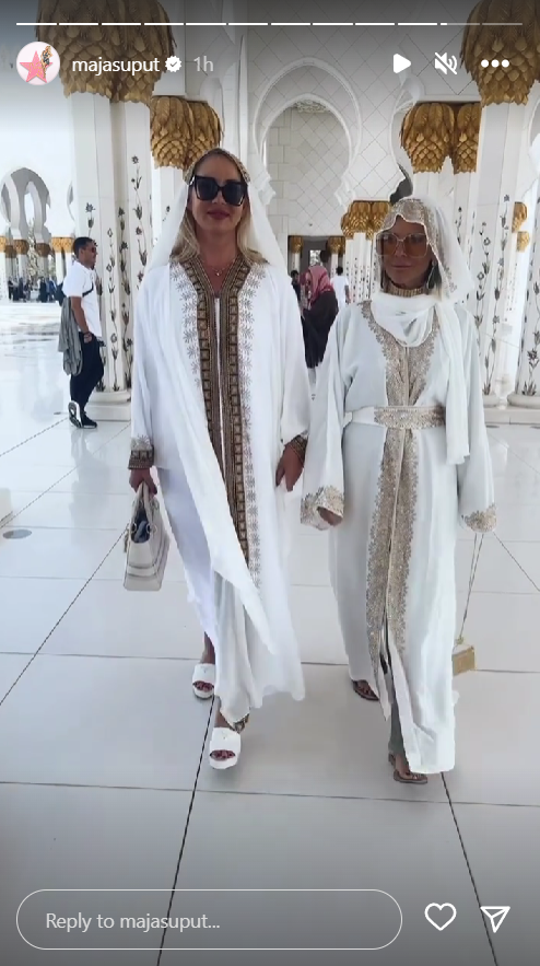 Maja Šuput i Anita Tuček zajedno u Abu Dhabiju
