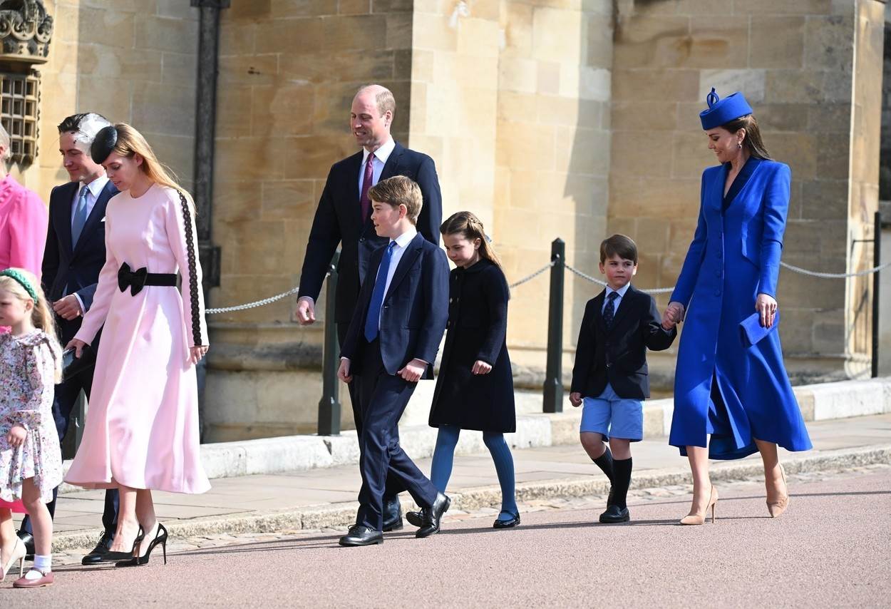 Kate Middleton i princ William s djecom na Uskrs