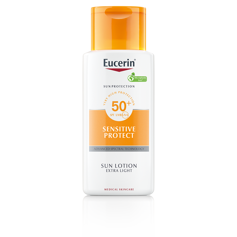 Eucerin Sensitive Protect ekstra lagani losion za zastitu od sunca SPF 50