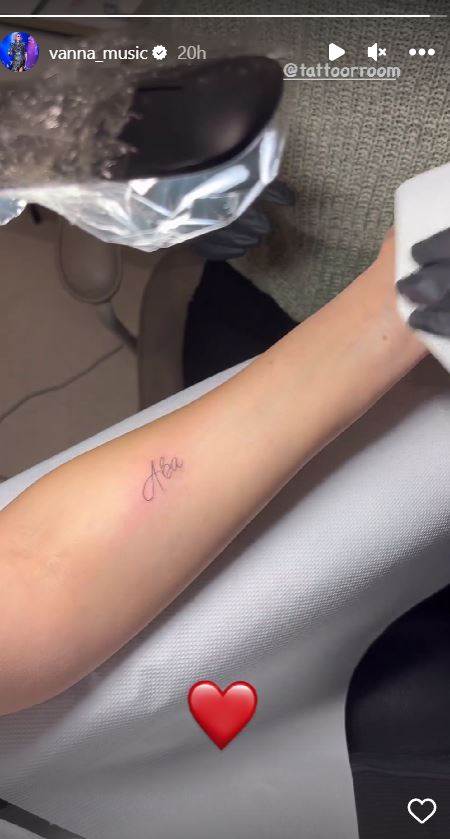 Ivana Vrdoljak Vanna pokazala tetovažu