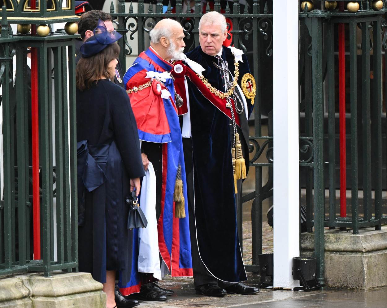 Princ Andrew na krunidbi kralja Charlesa