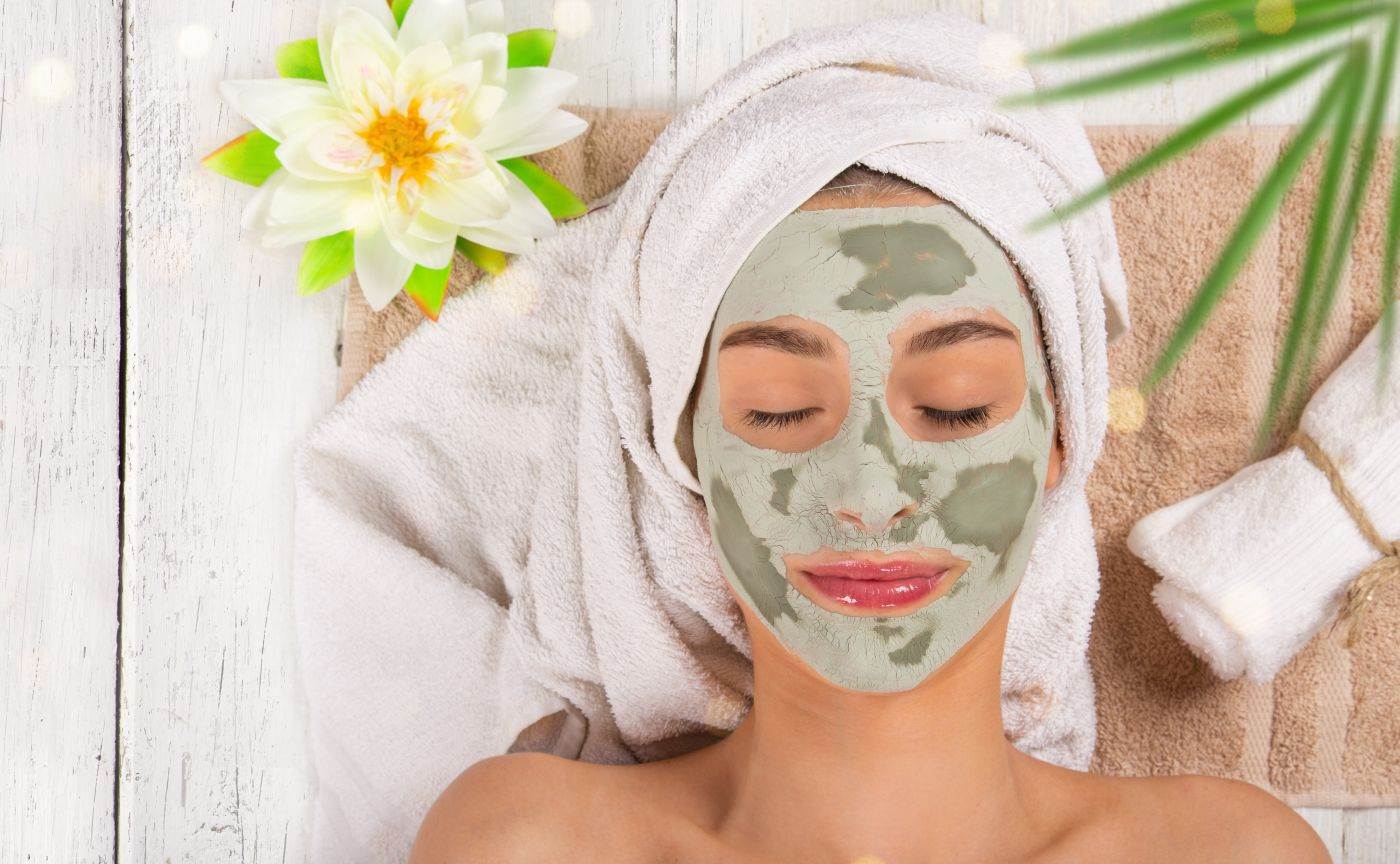 Maska za lice od zelene gline