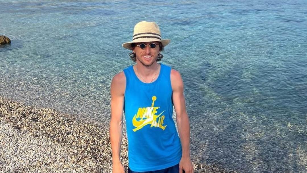 Luka Modrić uživa na jadranskoj obali