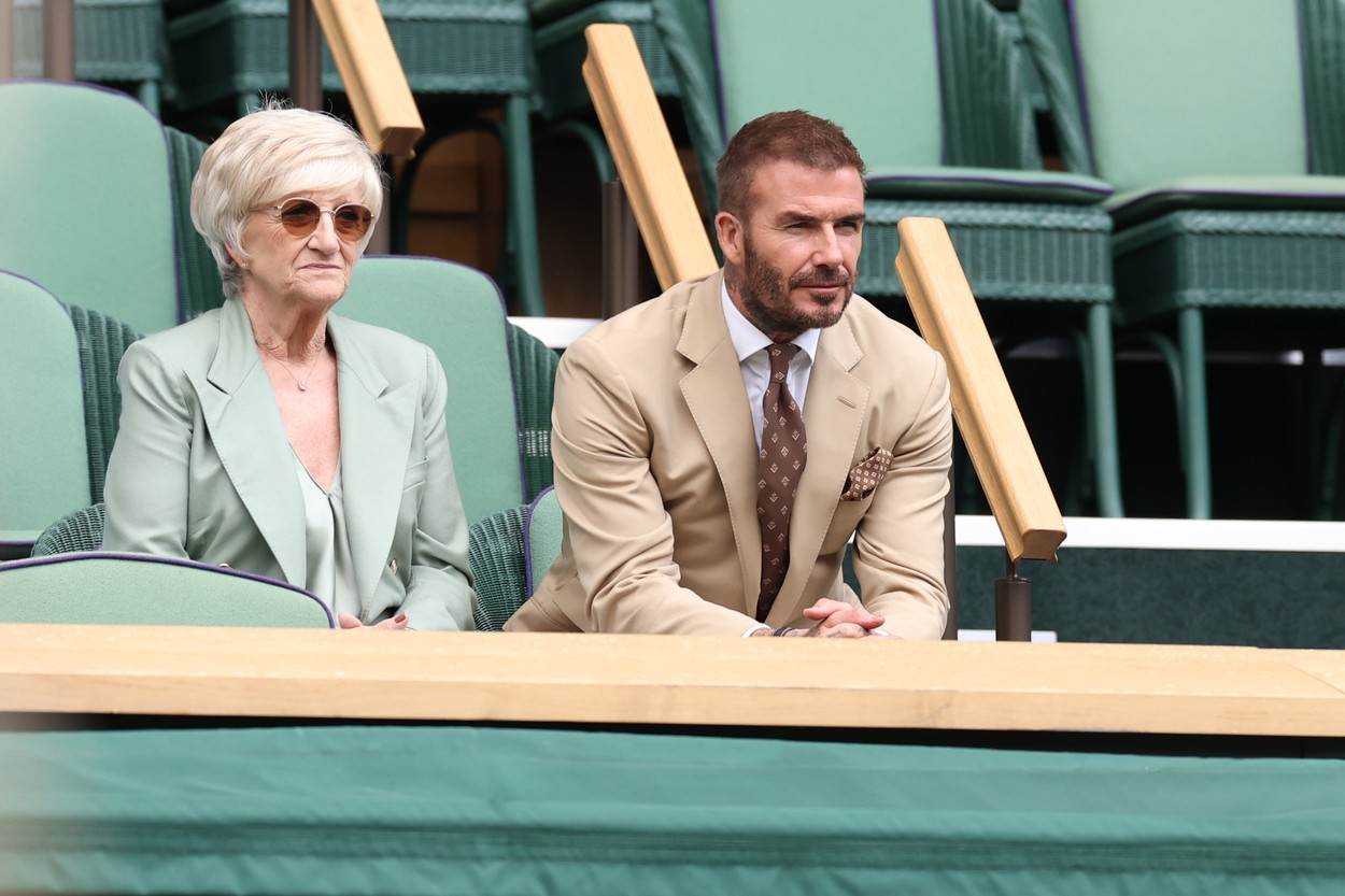 David Beckham i Sandra Beckham