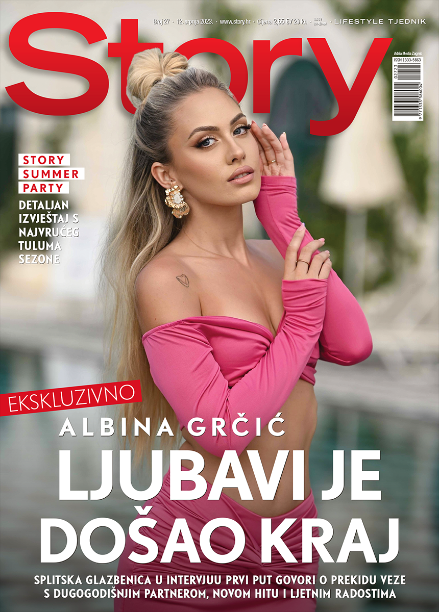 Albina Grčić na naslovnici Story