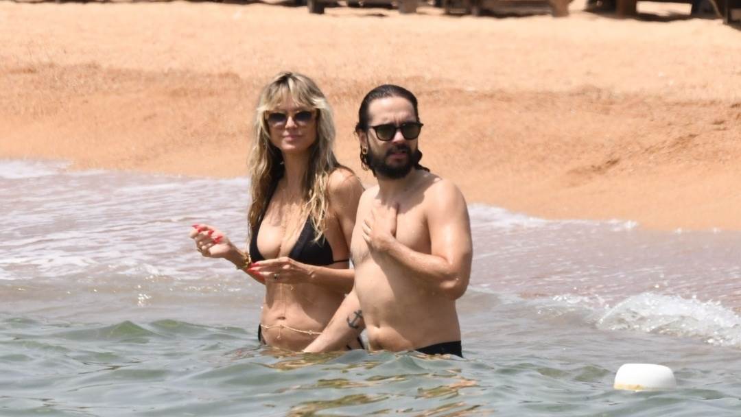 Heidi Klum i Tom Kaulitz uživaju na plaži