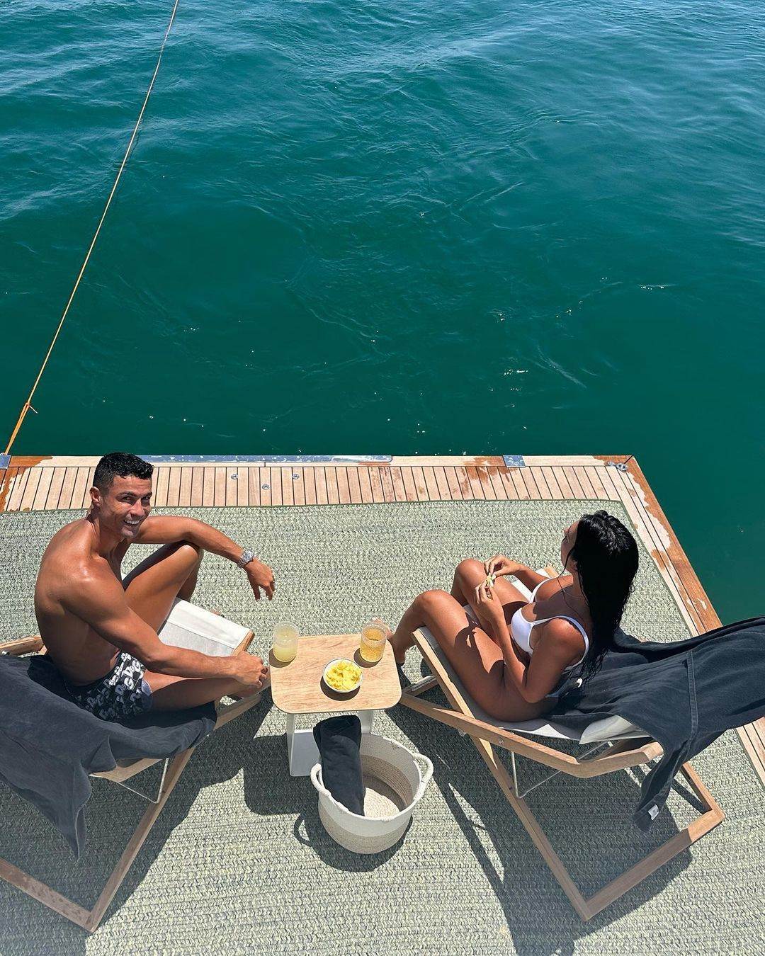 Georgina Rodriguez i Cristiano Ronaldo na ljetovanju