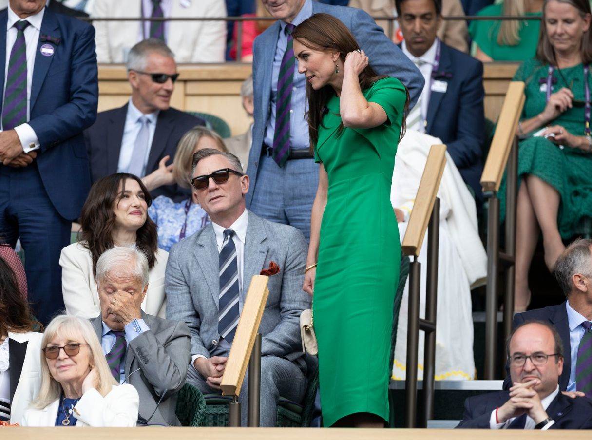 Kate Middleton, David Craig i Rachel Weisz na Wimbledonu