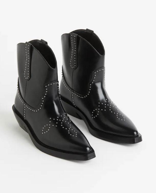 Studded cowboy boots, H&M, 64,99 €