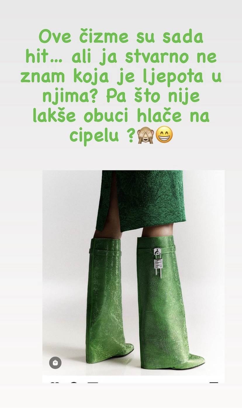 Danijela Dvornik osvrnula se na novi trend cipela.