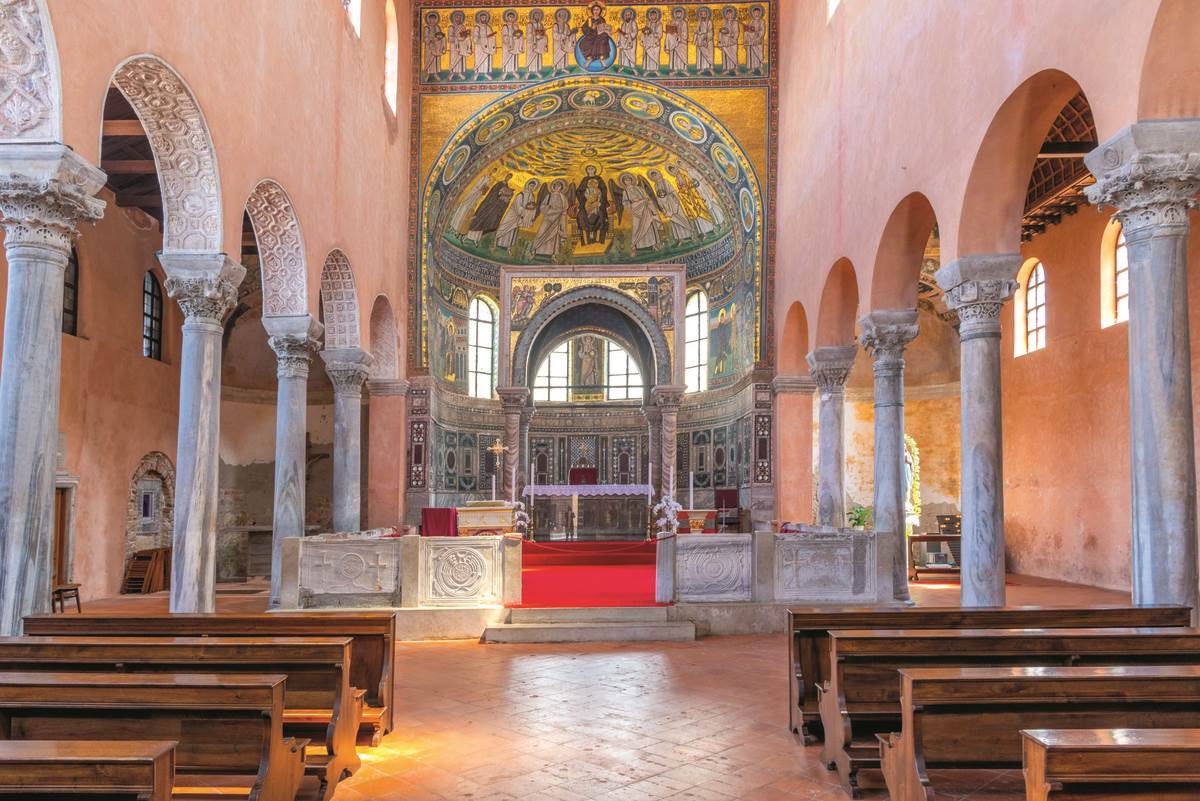 Najvrjednije kulturno dobro Poreča je Eufrazijeva bazilika, koja je 1997. godine uvrštena i na UNESCO-ov popis svjetske baštine