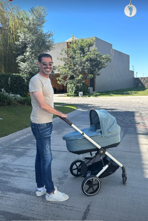 Fernando Hierro sa sinom u šetnji
