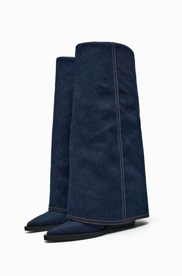 HIGH-HEEL FOOTED LEGGING BOOTS, Zara, 49.95 EUR/376.35 KN