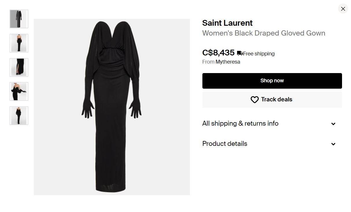 Yves Saint Laurent haljina kakvu ima Severina