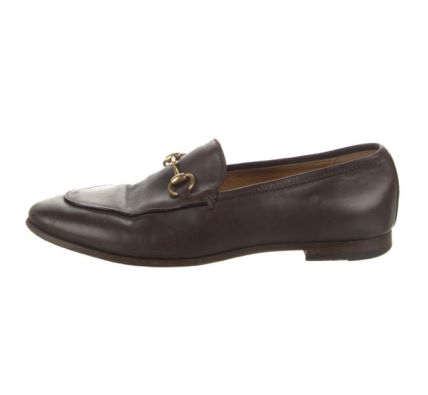 Gucci Horsebit Accent Leather Loafers