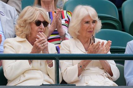 Kraljica Camilla Parker Bowles i Annabel Elliot