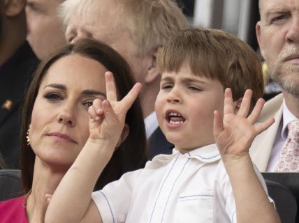 Kate Middleton i njezin sin, princ Louis