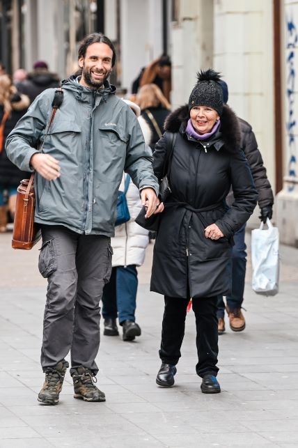 Jadranka Kosor na špici sa sinom