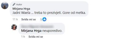 Mirjana Hrga aktivna je na Facebooku