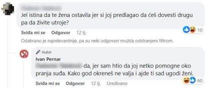 Ivan Pernar o bivšoj ženi