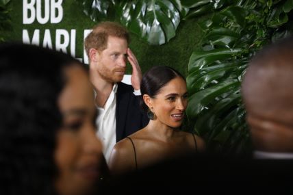 Princ Harry i Meghan Markle na premijeri filma ‘Bob Marley: One Love’