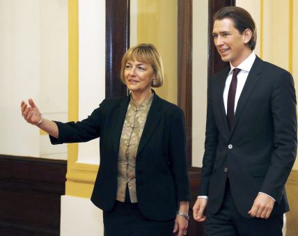 Vesna Pusić i Sebastian Kurz 2013. u Hrvatskoj