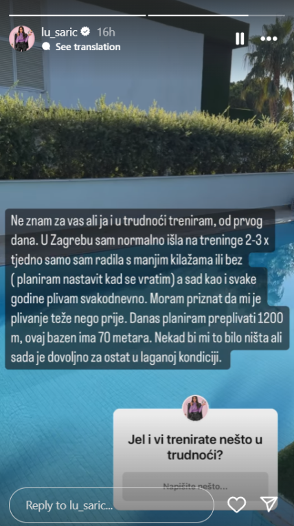 Lucija Šarić Lončarek otkrila da trenira u trudnoći