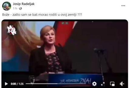 Josip Radeljak Dikan komentirao Kolindin govor u Osijeku