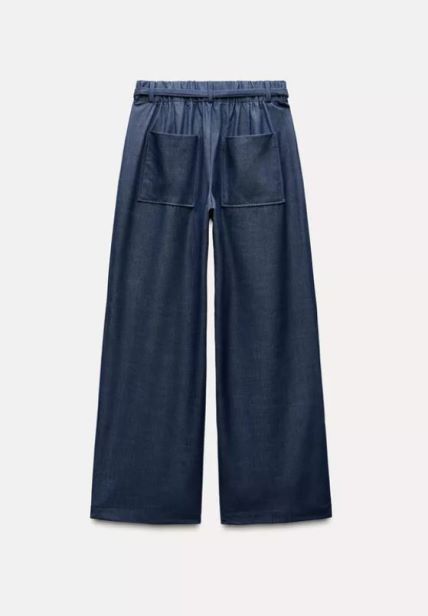 BELTED WIDE-LEG TROUSERS/ ZARA/ 27.95 EUR