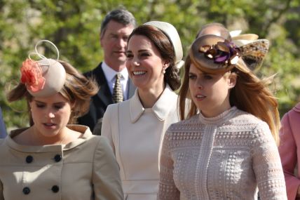 kate middleton, princeza Beatrice, princeza Eugenie